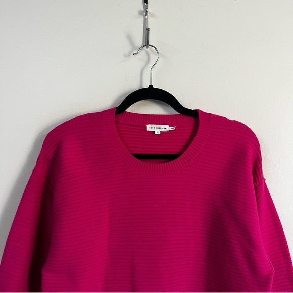 Good American Ribbed Crewneck Pullover Sweater - Picture 5 of 13